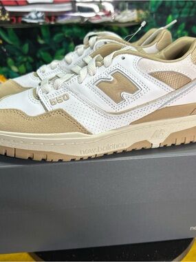 New Balance 550 White Incense Driftwood Size 6M  NIB